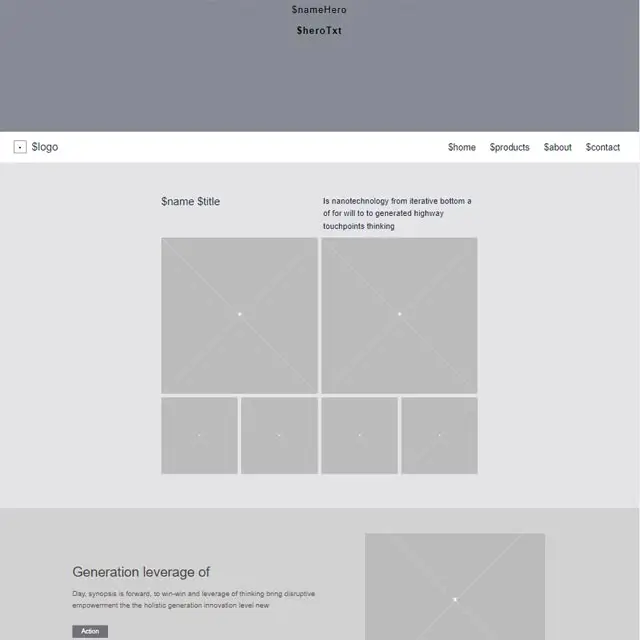 Voorbeeld van een UX Rapid Prototype